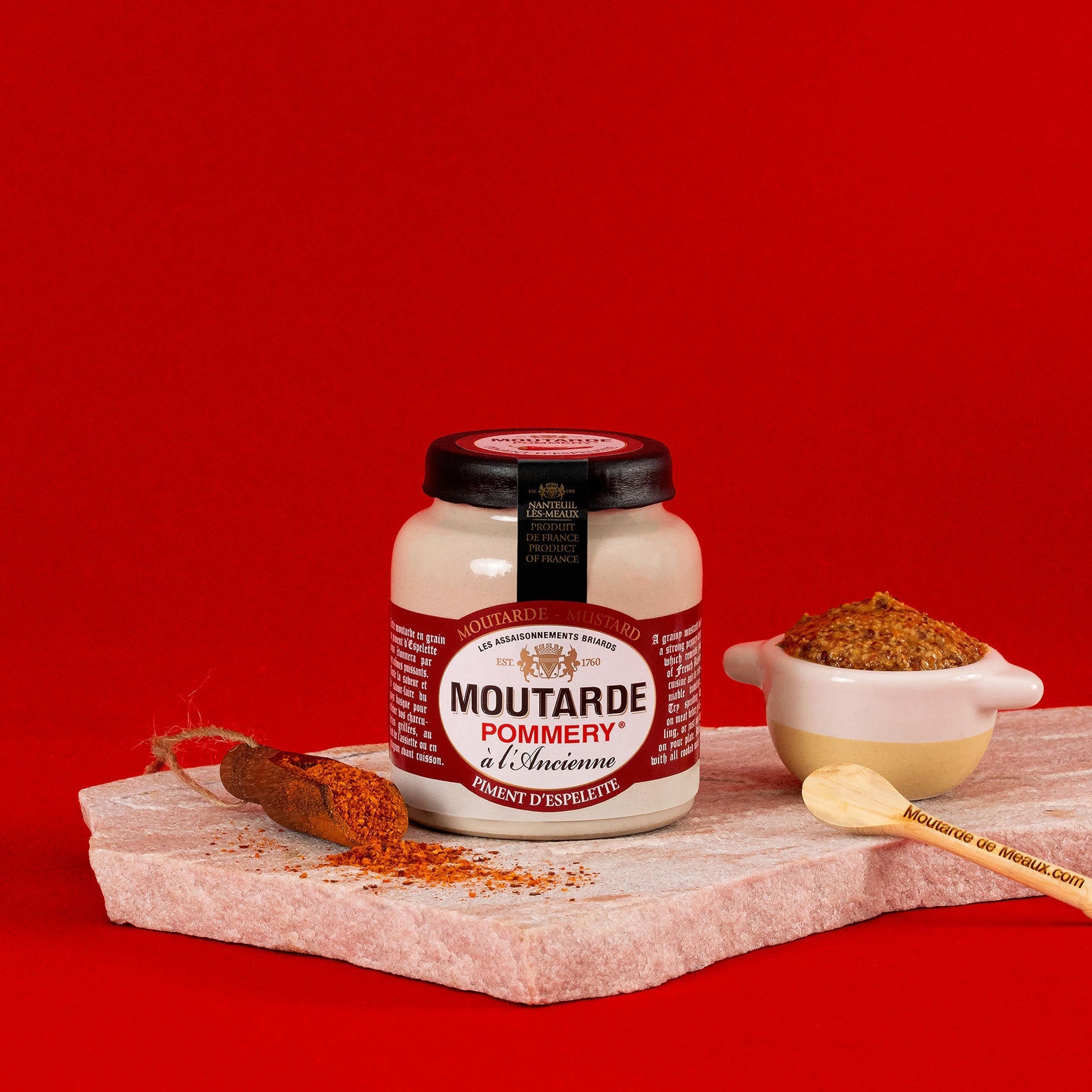 Moutarde au piment d'Espelette Pommery® 100g