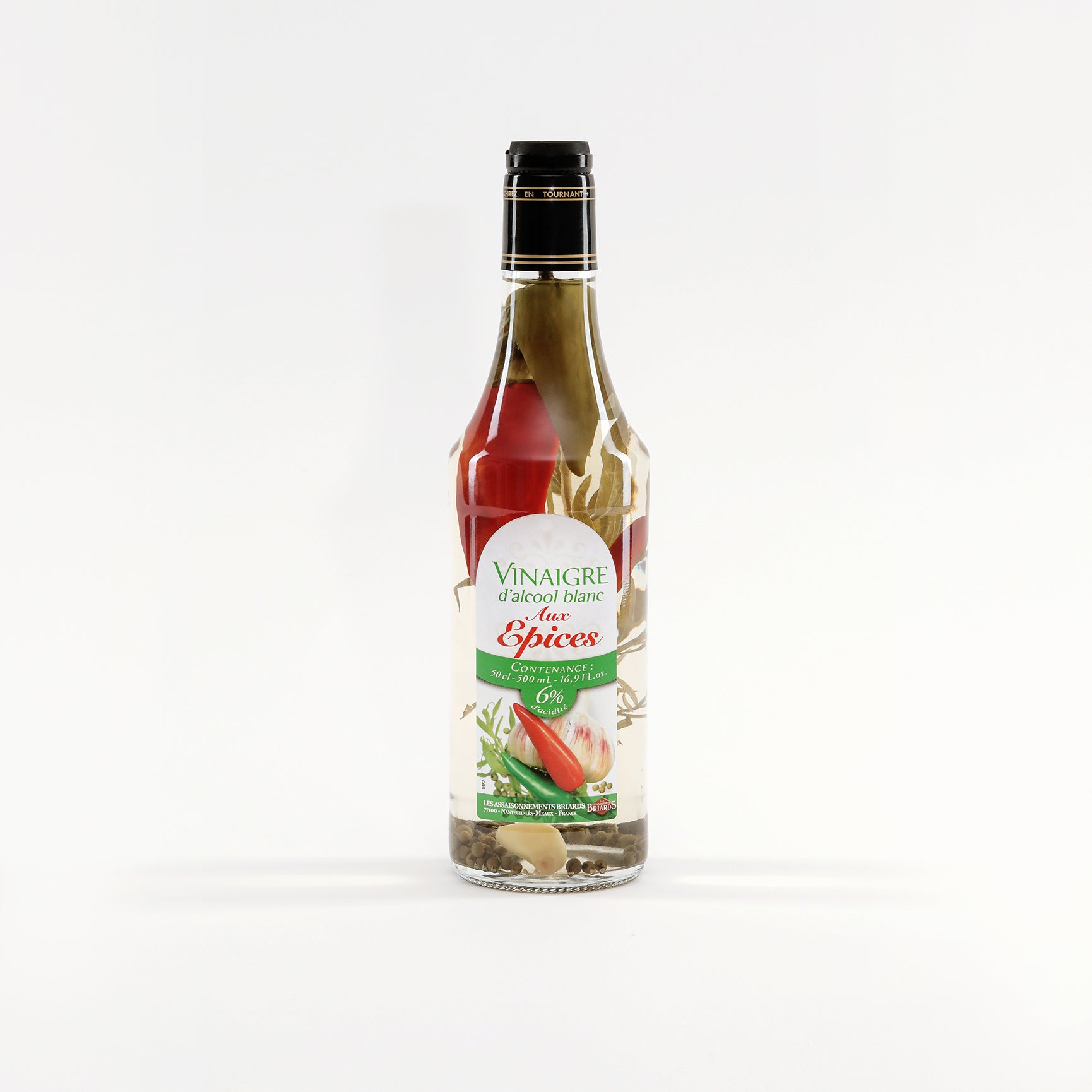 Vinaigre d'alcool 6% aux épices 50cl