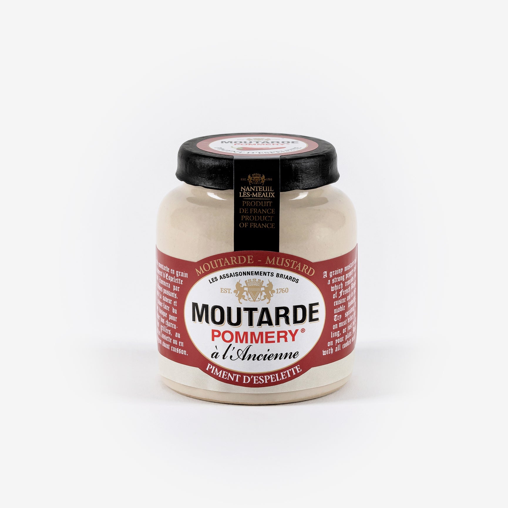 Moutarde au piment d'Espelette Pommery® 100g