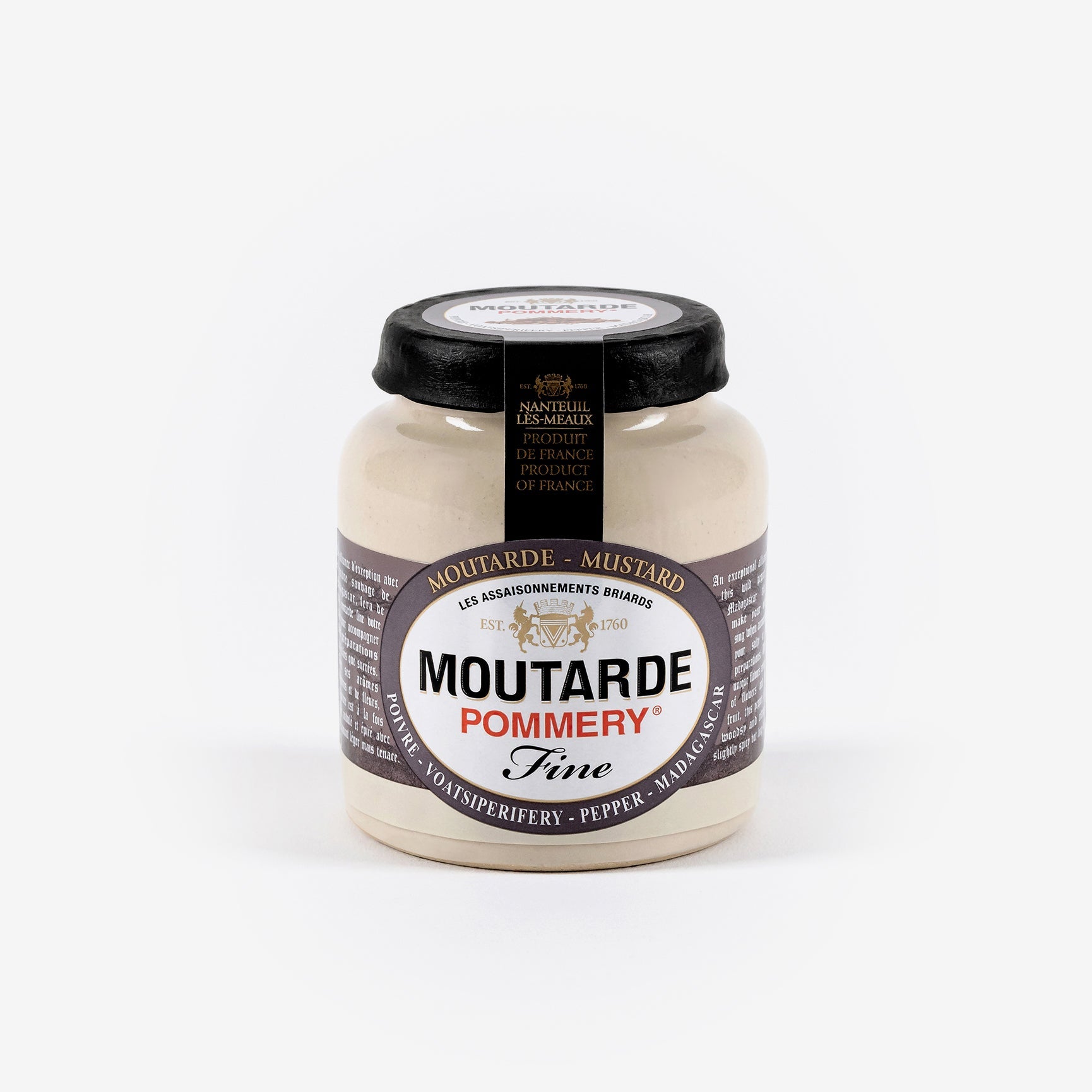 Moutarde au poivre Voatsiperifery Pommery® 100g